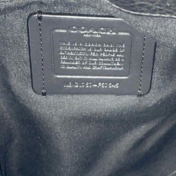 AUTHENTIC Coach Large Lexy Hobo Shoulder Bag Black Pebbled Leather COA incl. - Picture 10 of 16